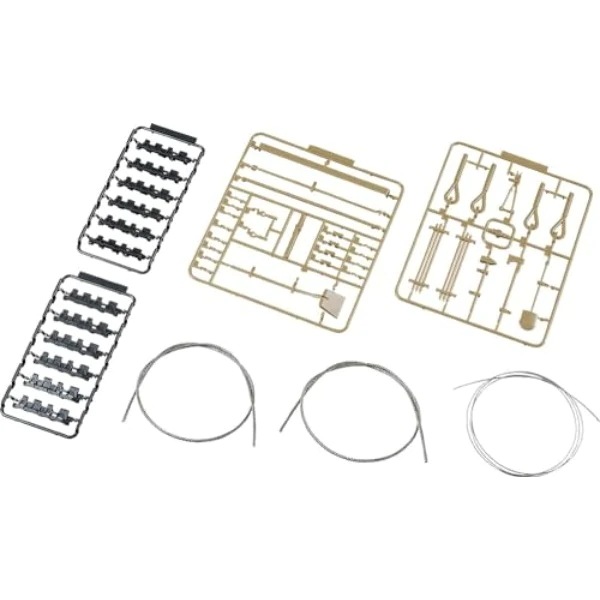 figma Vehicles ティーガーI 車外装備品セット 1/12スケール 組み立て式プラモデル