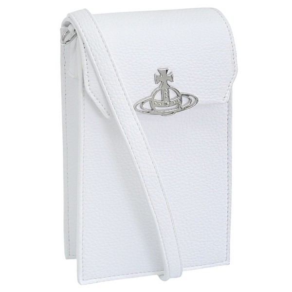 ヴィヴィアンウエストウッド バッグ レディース ショルダーバッグ ブラック RE VEGAN GRAIN PHONE BAG 53030019US000DA402 VIVIENNE WESTWOOD