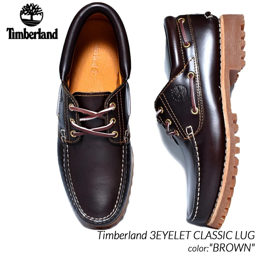 Timberland 3EYELET CLASSIC LUG "BROWN" ティンバーランド 3アイレット クラシック ラグ シューズ