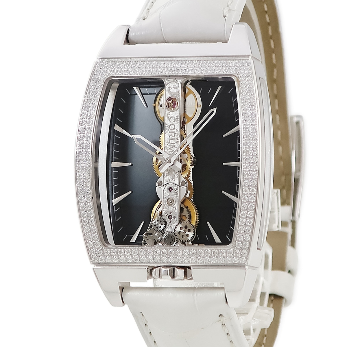 ゴールデンブリッジ 113.151.69/0001 FN01 手巻き メンズ 新品同様 K18WG無垢 純正ダイヤ 6時位置リューズ 3年保証 2,175,360円