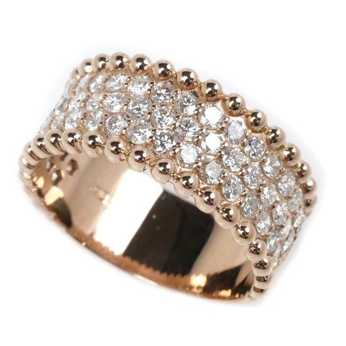 K18PG ピンクゴールド リング・指輪 ダイヤモンド1.09ct 11号 6.0g レディース 中古 美品