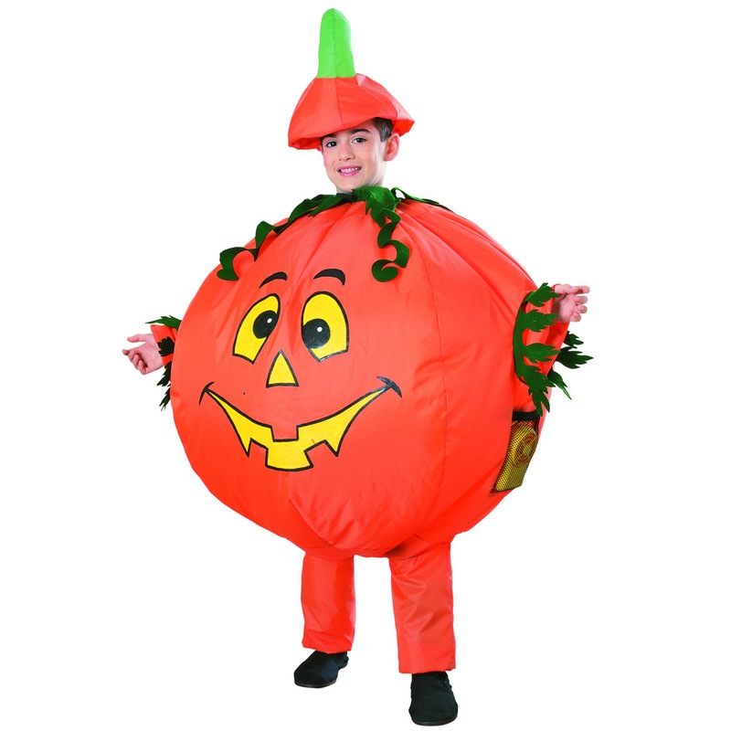 コスプレ 仮装 インフレータブルパンプキン 子ども用 【 コスプレ 衣装 ハロウィン 仮装 コスチューム 子供 男の子 女の子 キッズ こども パーティーグッズ 】