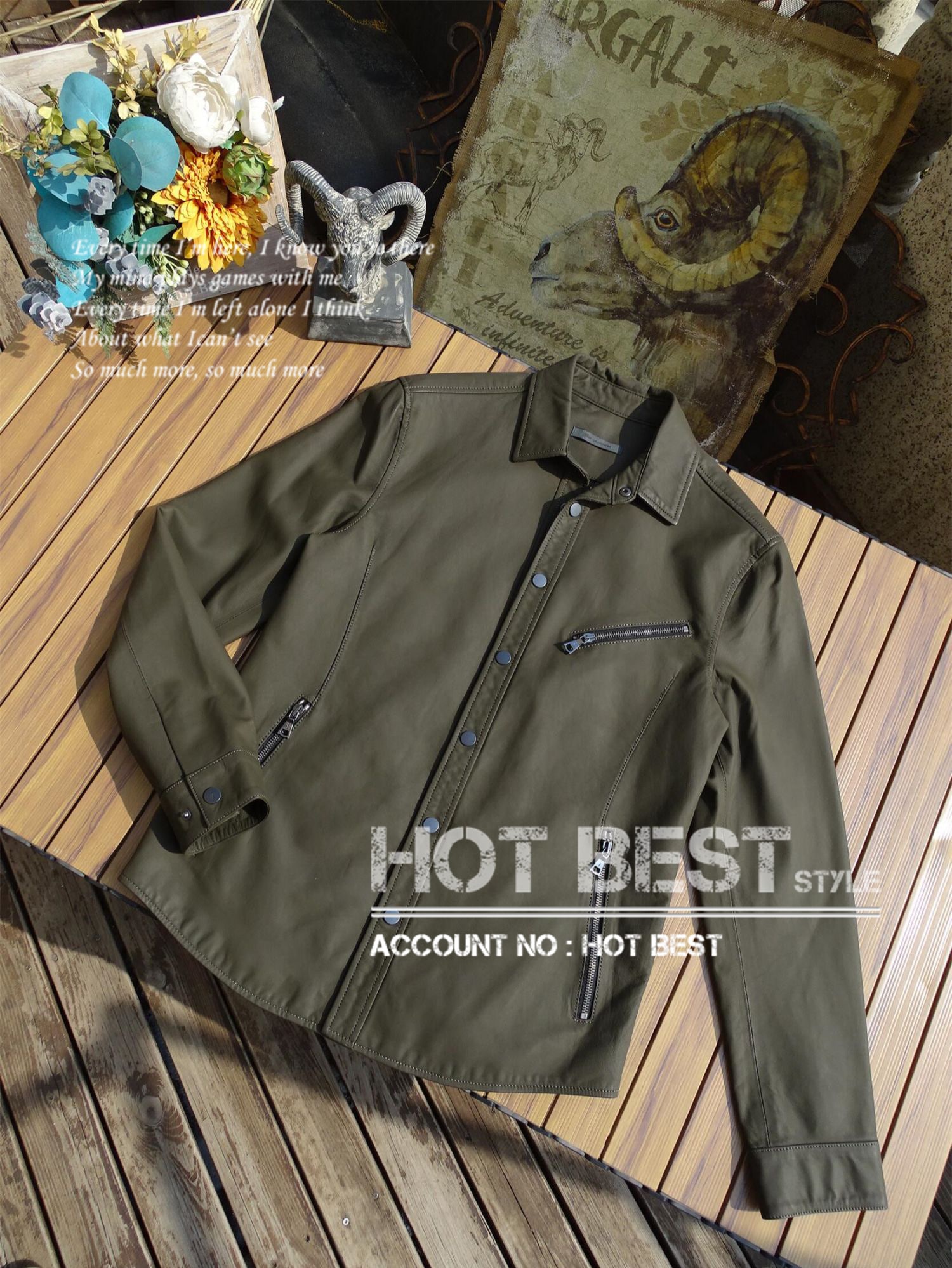 シープスキン シャツタイプ ギフト メンズ 革ジャン ライダース レザージャケット 羊革 ラム