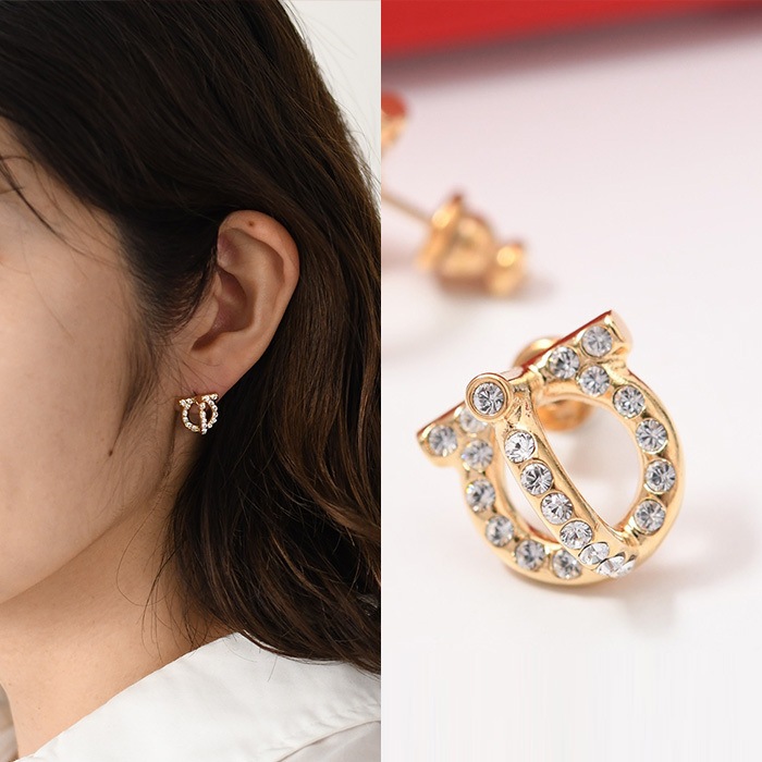 アクセサリー ピアス ガンチーニ 760417 736294 ゴールド レディース クリスタル アクセ ギフト プレゼント