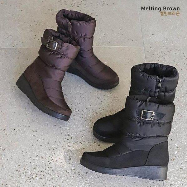 女性用裏起毛パッド入りブーツ 冬用ブーツ SS75
