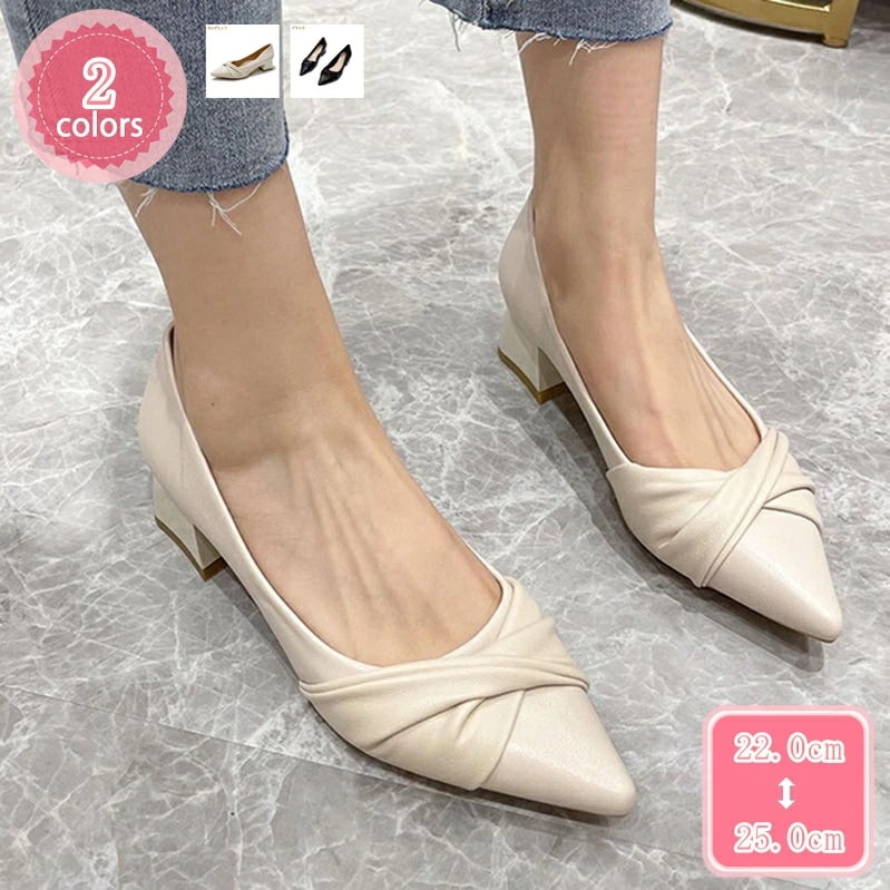 1000円OFFクーポン パンプス キャバ ポインテッドトゥ 太めヒール ハイヒール 防滑 ミドルヒール 4cm エレガント ドレスシューズ パーティー 結婚式 美脚パンプス 二次会 カジュアル オフ
