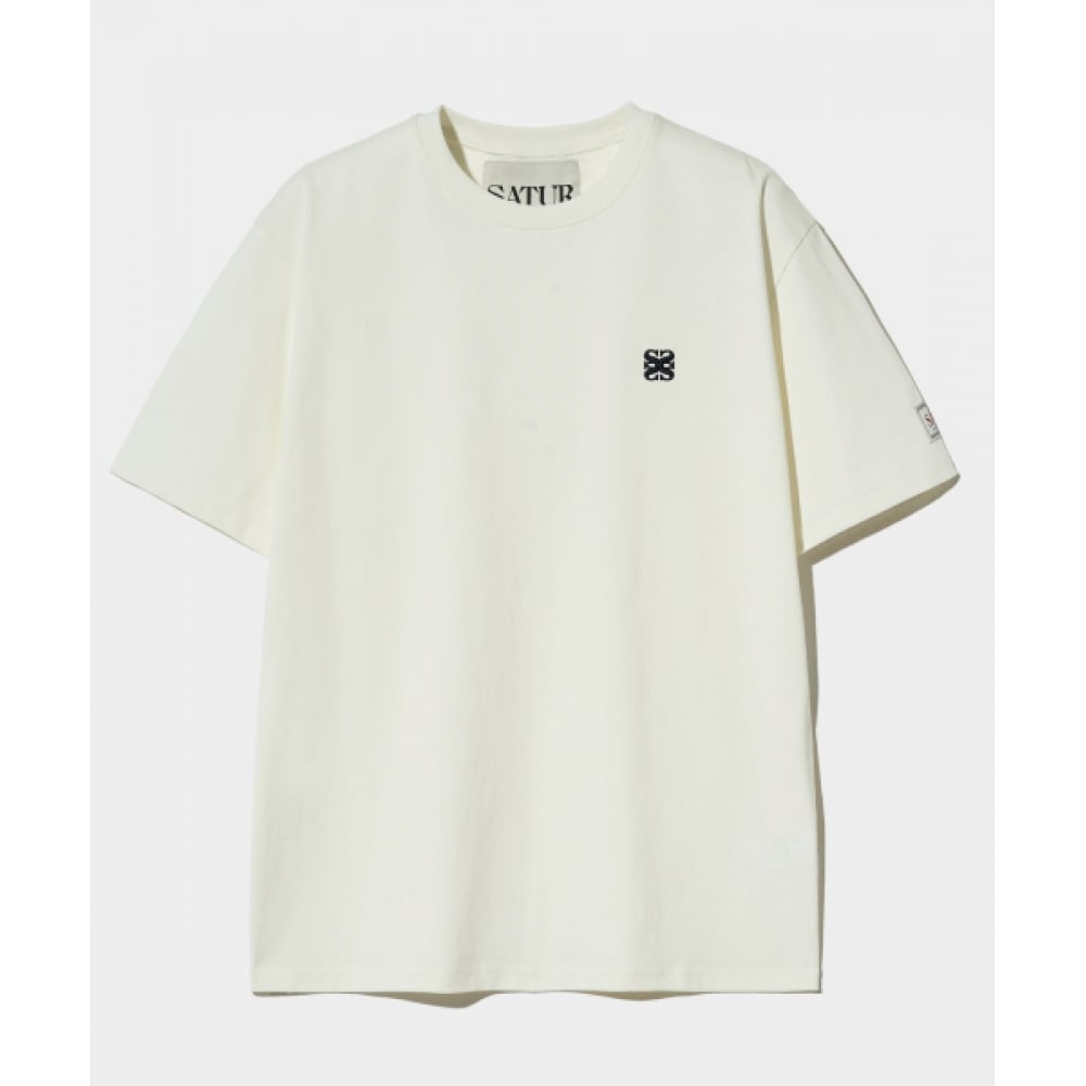 SATUR クラシックスモールロゴショートスリーブ T シャツリゾートアイボリー 9,265円