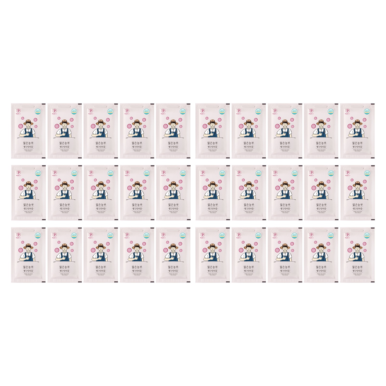 プルッダム 若い農夫 赤たまねぎジュース 100ml X 30包