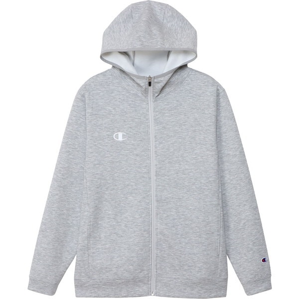 チャンピオン スポーツウエア ZIP HOODED JACKET グレー S C3-BS110 070