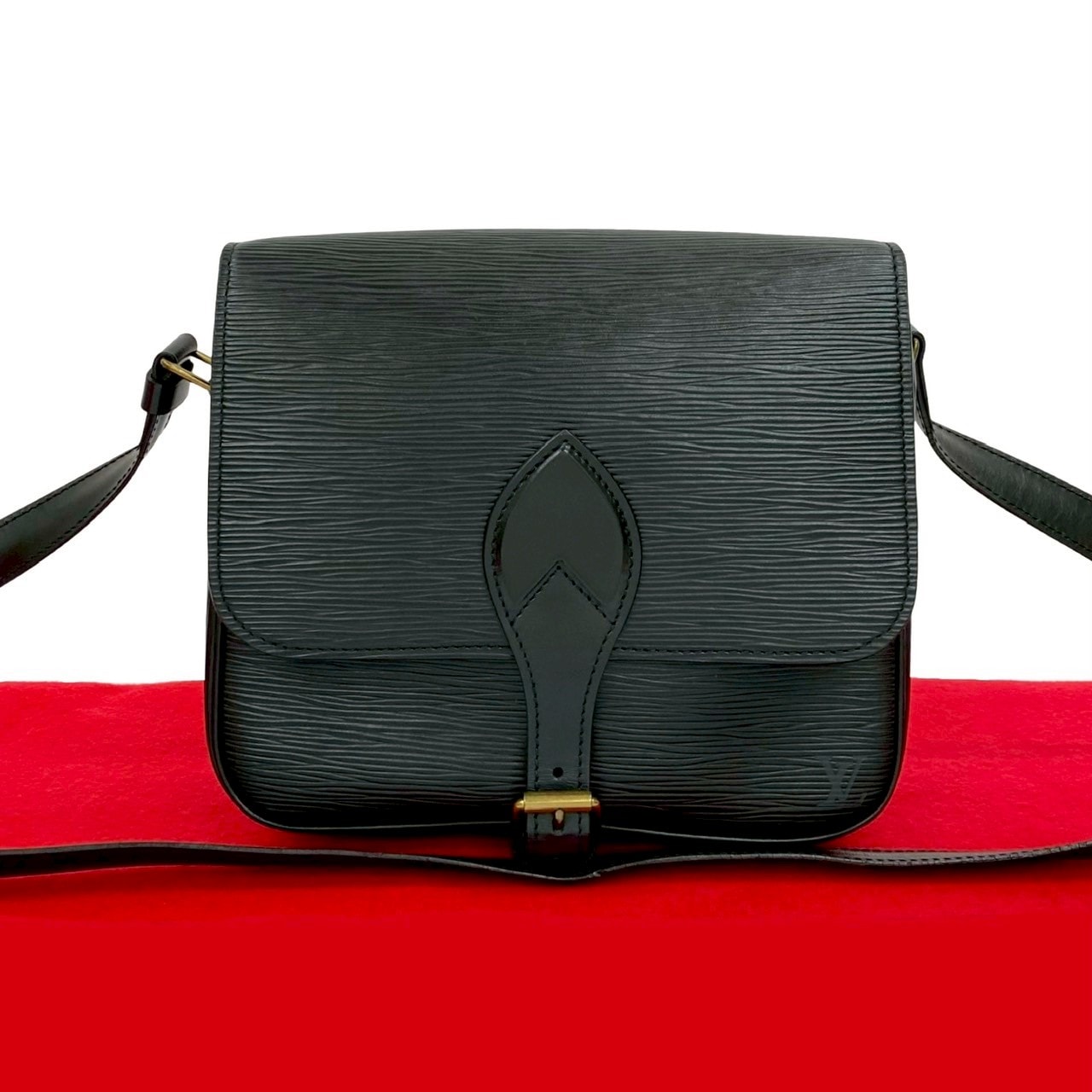 ヴィンテージ サンクルー エピショルダーバッグ レザー ブラック 471-2 44,070円