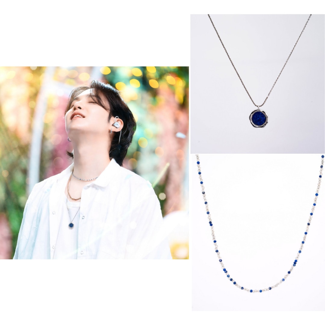 【BTS SUGA着用】【HARANG】HR 280N, HR 165Nシルバーネックレス