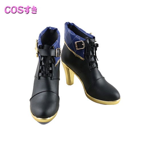 【新品開催 】ホロライブ 星街すいせい　hololive　 バーチャル YouTuber A.I.Channel コスプレブーツ 靴 ハロウイン パーティー 仮装