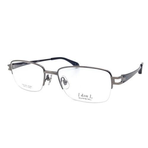 メガネ DUN-2160 col.GR-5 （Gray/Black） 53mm 日本製 TITAN GUMMETAL