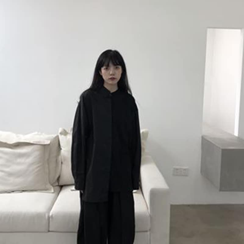 新しい長袖シャツレディースファッション不規則なステッチシャツブラックスリムフィットプラスサイズ春新しいファッションプラスサイズブラウスファッションカジュアル女性カジュアル 5,519円