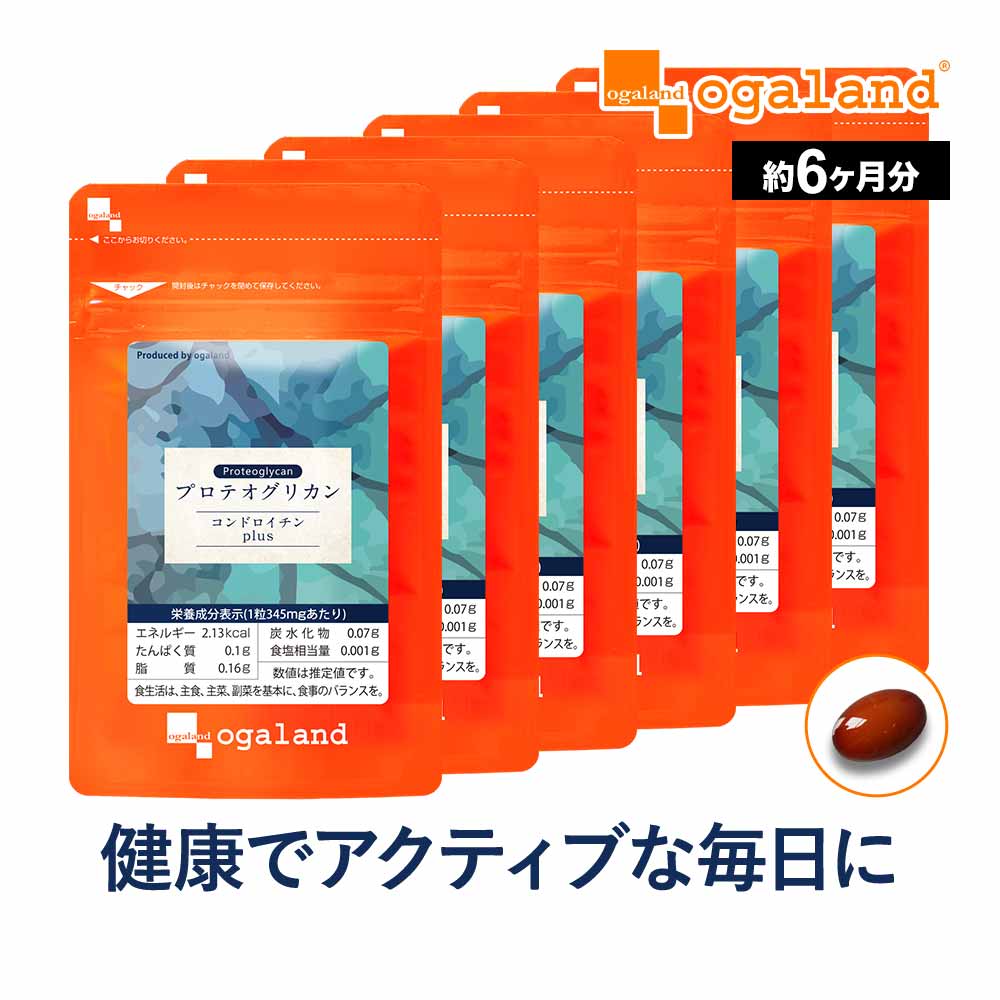 プロテオグリカン コンドロイチンplus （約6ヶ月分） コンドロイチン 美容 健康 サプリ サプリメント 健康ケア ヒアルロン酸 コラーゲン グルコサミン