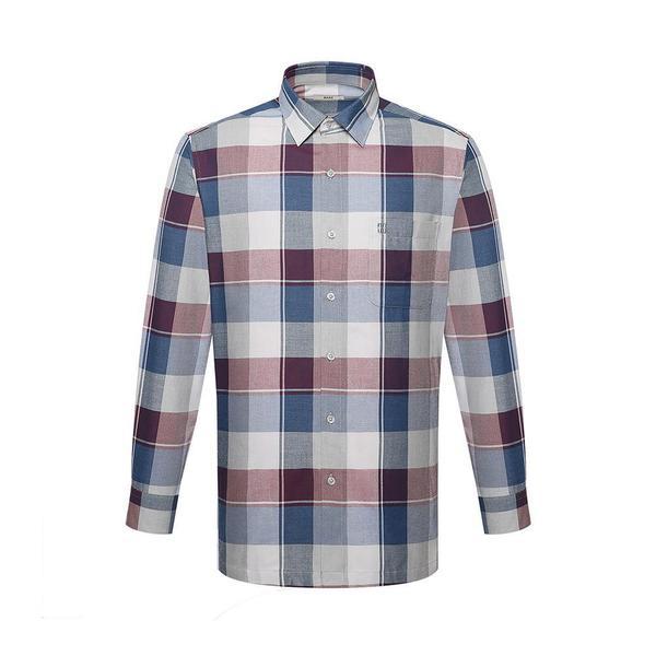 コットン混紡スーパービッグチェック レギュラーフィット レッド__DKA2SHCL140R1