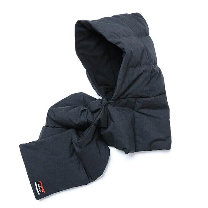 ナンガ×テンプラ ヒノック ダウン マフラー フリー ブラック #N0003082