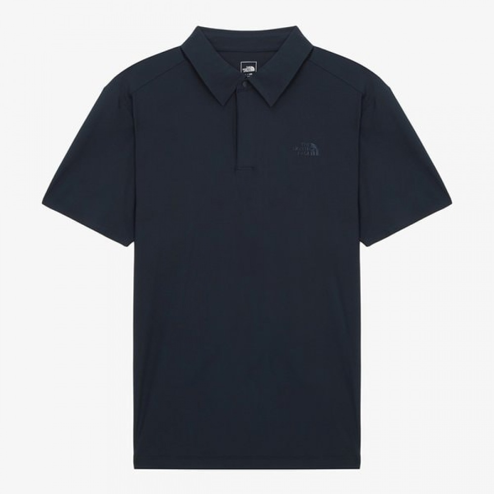 [ノースフェイス公式] NT7PR08E メンズアイスデイ半袖ポロシャツ_ネイビー