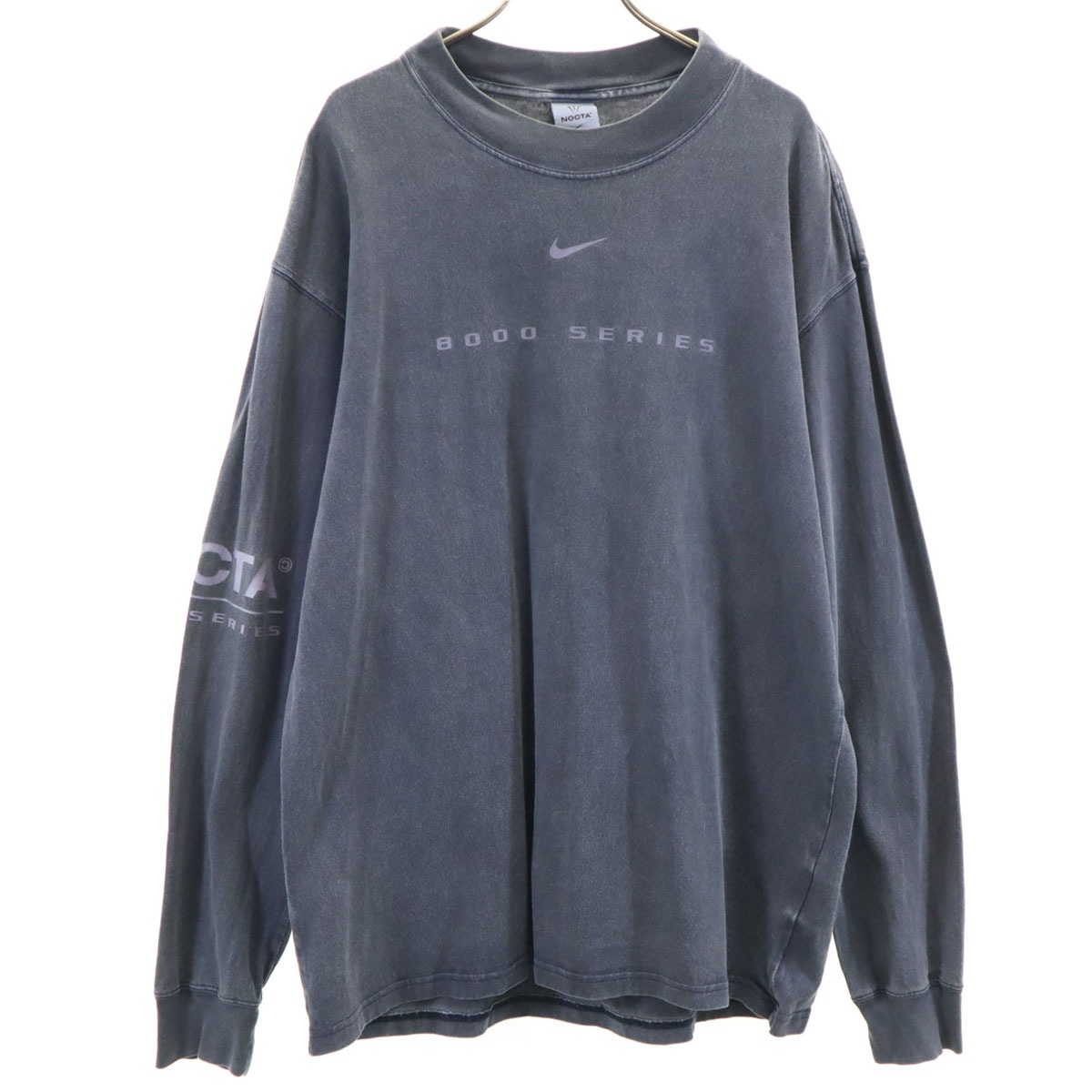 長袖 Tシャツ M チャコールグレー NOTCA ロンT メンズ 古着