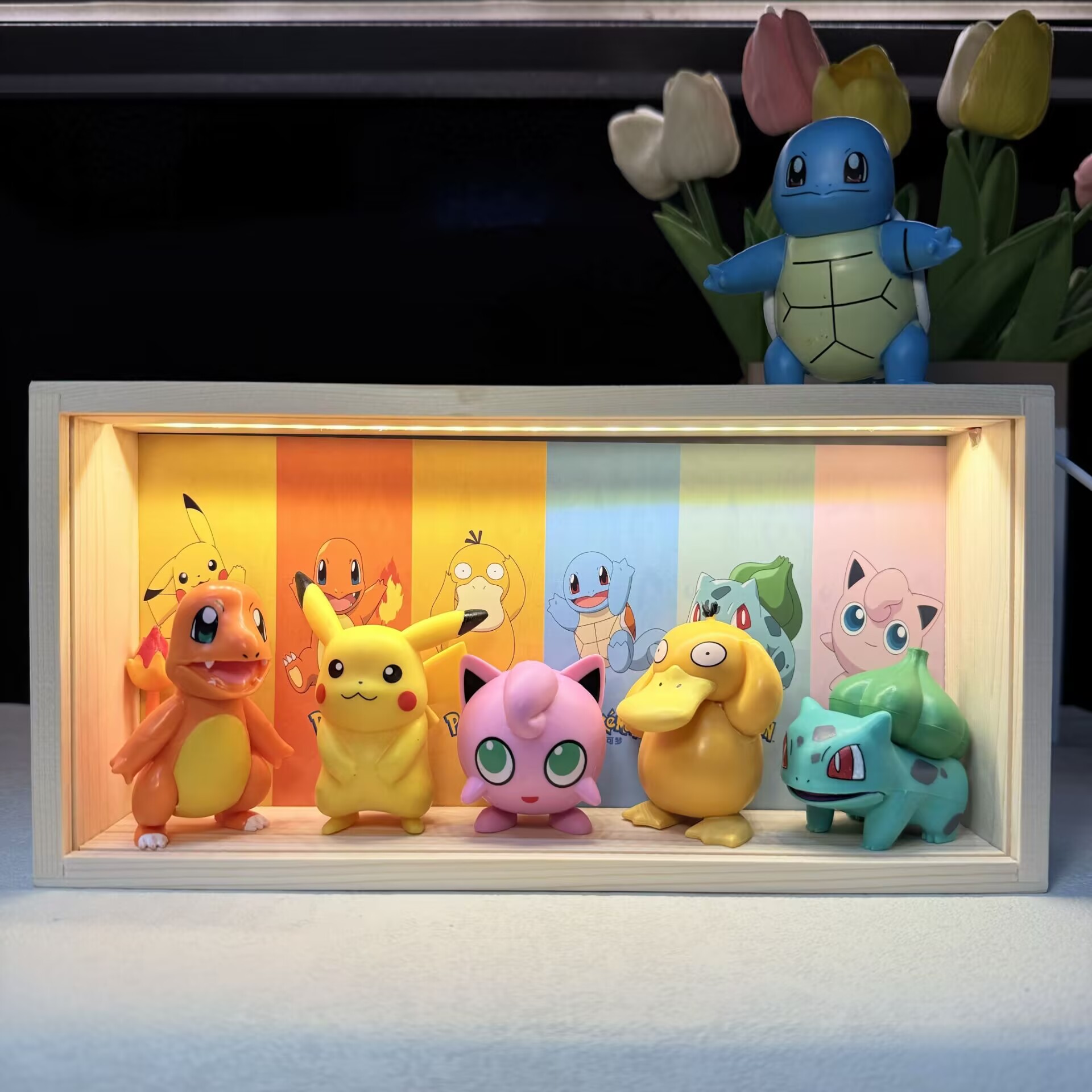 ピカチュウ雰囲気ライトナイトライトフィギュア置物誕生日プレゼントカップルの女の子のお嬢様にプレゼント