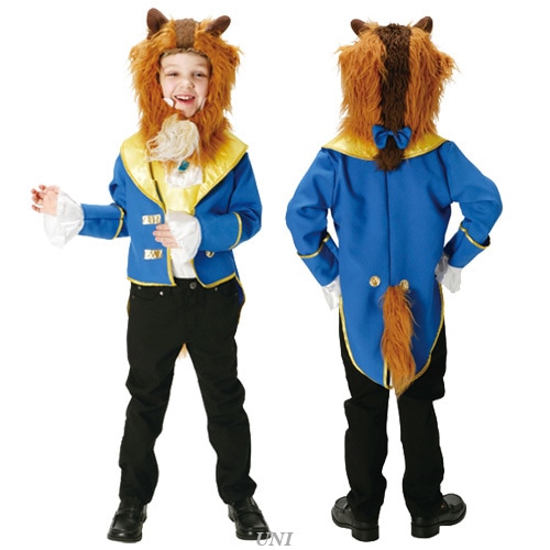 コスプレ 仮装 子ども用ビーストS 【 美女と野獣 こども 衣装 公式 アニメ おとぎ話 童話 ディズニー 子供用 正規ライセンス品 ハロウィン パーティーグッズ 男の子 コスチューム キッズ 】