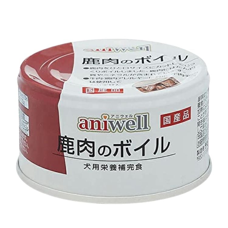 24個セット アニウェル 鹿肉のボイル 85g 犬用栄養補完食