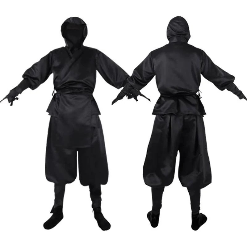 お芝居 衣装 仮装 ニンジャ 黒装束 コスチューム ハロウィン コスプレ 忘年会 大人 忍者 メンズ 劇 余興 歓迎会 和装 にんじゃ 送迎会 新年会