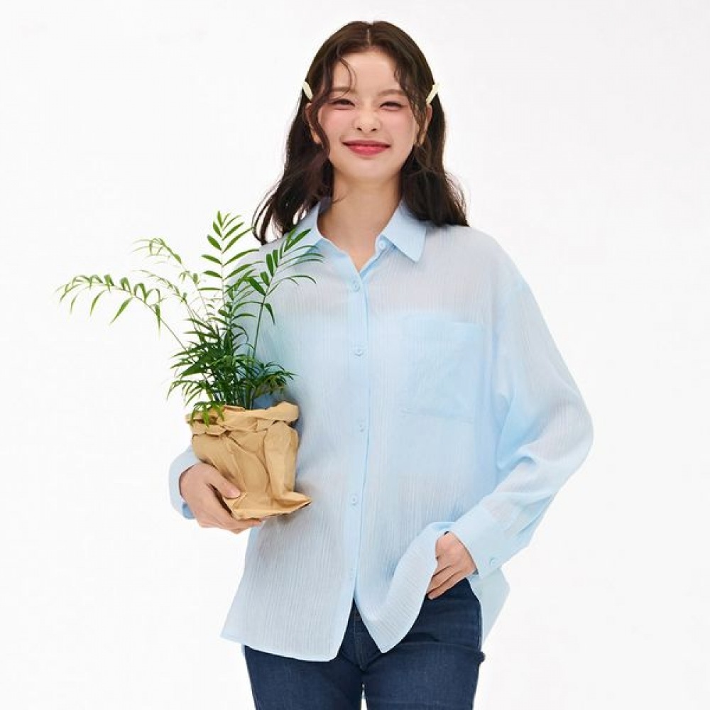 [チェイスカルト] Wライトストライプシャツ