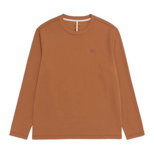 N261MTS210 ワッフル長袖Tシャツ URBAN TAN