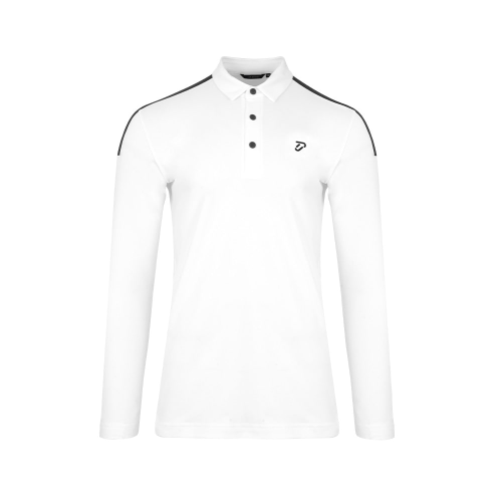 IAN POULTER DESIGN [IJP DESIGN] Ian Poulter Design メンズショルダーポイントカラー T シャツ-IPM5WTS523 WH