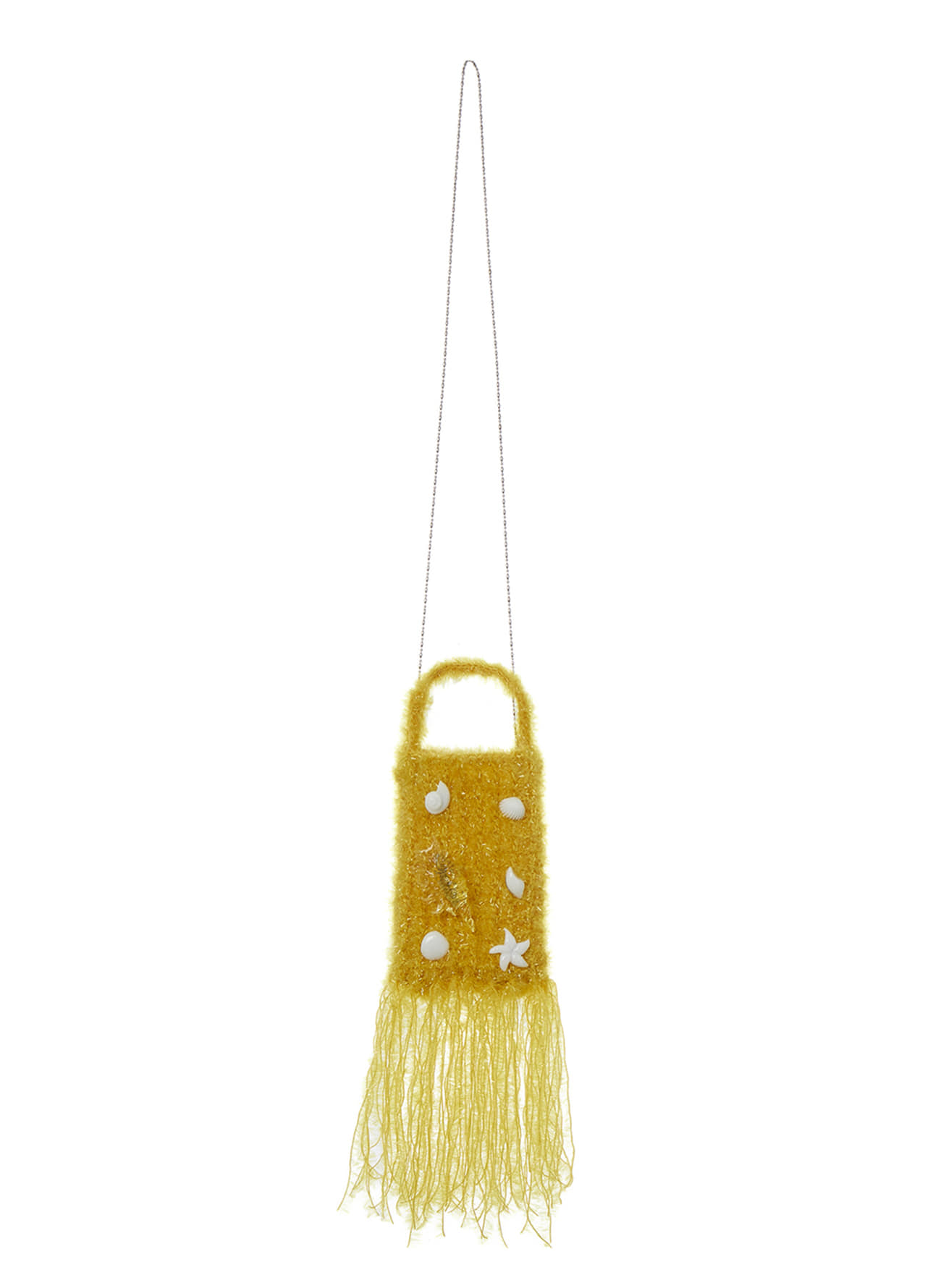 【THEOPENPRODUCT】 SEA COLLECTION KNITTED BAG : YELLOW