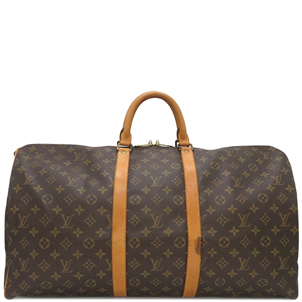 ルイヴィトン LOUIS VUITTON ボストンバッグ キーポル バンドリエール 55 モノグラムキャンバス モノグラム ゴールド金具 茶 鍵/パドロック欠品 M41414 SP0011【中古】
