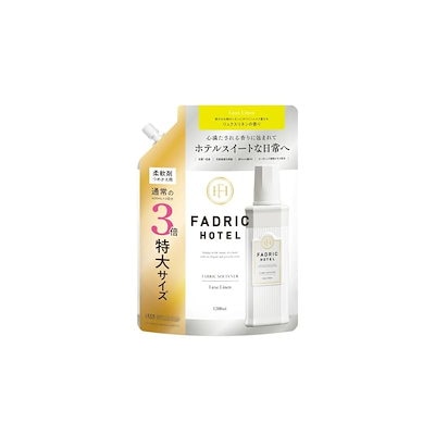 他サイト： ファドリックホテル 柔軟剤 リュクスリネンの香り 3倍詰め替え 1200ｍL 詰替えの商品画像