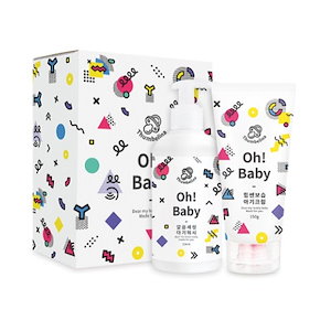 オベビーすっきり洗浄ベビーウォッシュ250ml+クリーム150ml