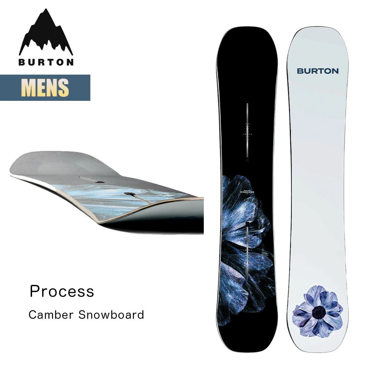 スノーボード 板 メンズ 25-26 ロセス キャンバー W26JP-106921 Mens Process Camber Snowboard 152 155 157 159 162