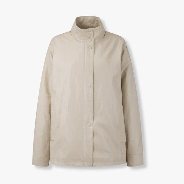 シンセティックレザー ジップアップジャンパー (9176161973CT)