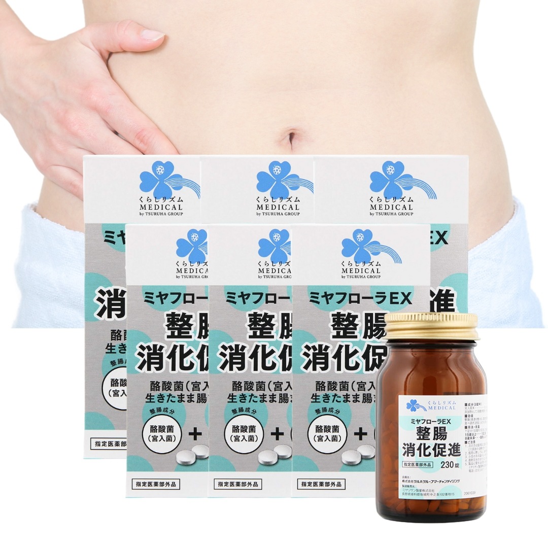 ミヤリサン製薬 ミヤフローラEX 230錠 6個セット 整腸 消化促進