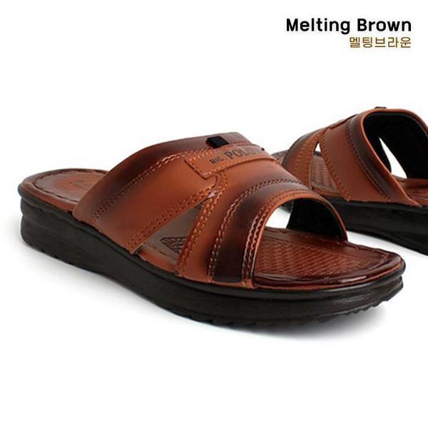 男性用オフィススリッパ レザー スリッパ PO25