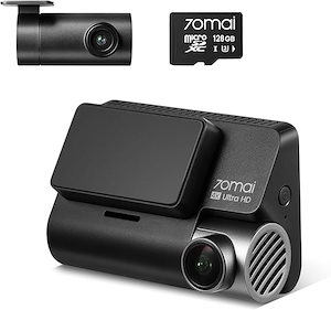 70mai Dash Cam 4k A810 ドライブレコーダー 前後2カメラHDR対応 小型ドラレコ 液晶画面 STARVIS 2搭載 SONY製IMX678センサー 超強暗視 24時間駐車監視 A