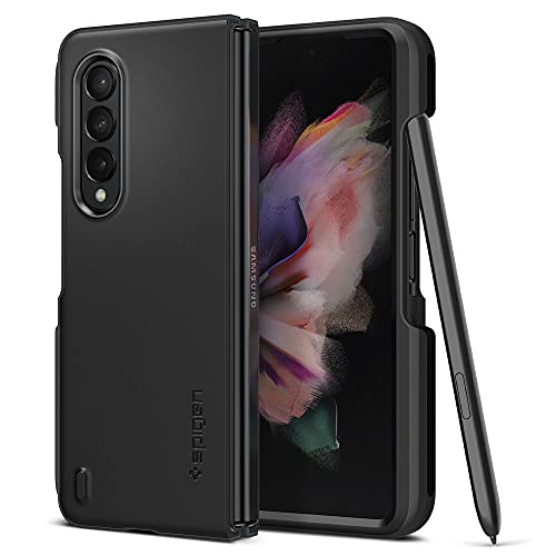 色：ブラック サイズ：Galaxy Z Fold3 Spigen Galaxy Z Fold3 ケー