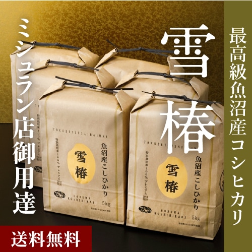 米 お米 魚沼産コシヒカリ 雪椿 コシヒカリ 20kg こしひかり 魚沼産 新潟県産 令和7年産 おいしい 美味しい 魚沼コシヒカリ 新潟 魚沼