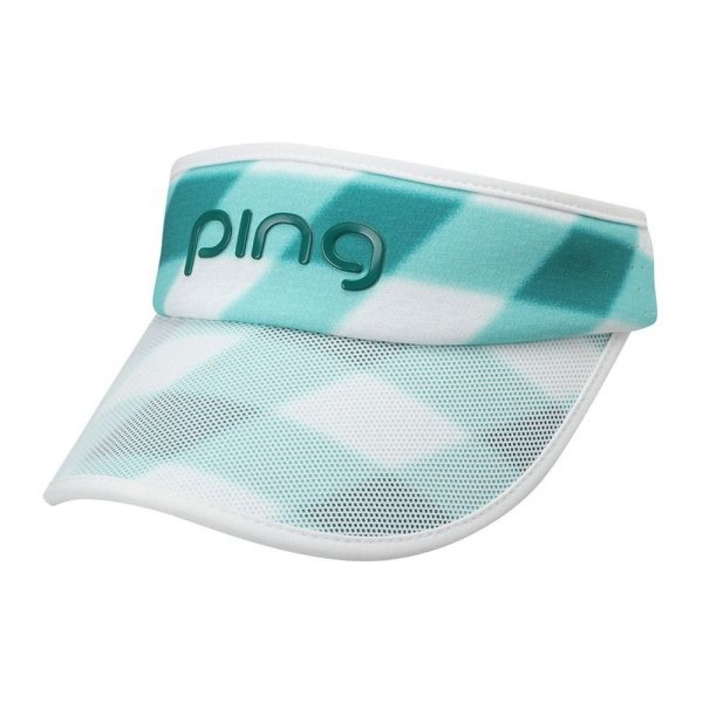 [ping] レディース柄メッシュパッチサンバイザー