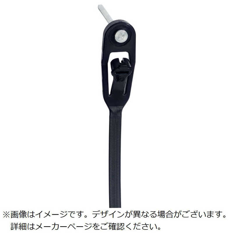 ABB　TY-Rap 木材固定用結束バンド(釘付き) 木材固定用結束バンド耐候(黒色)(小袋)幅4.7X長さ200mm50本入り　TY545MX