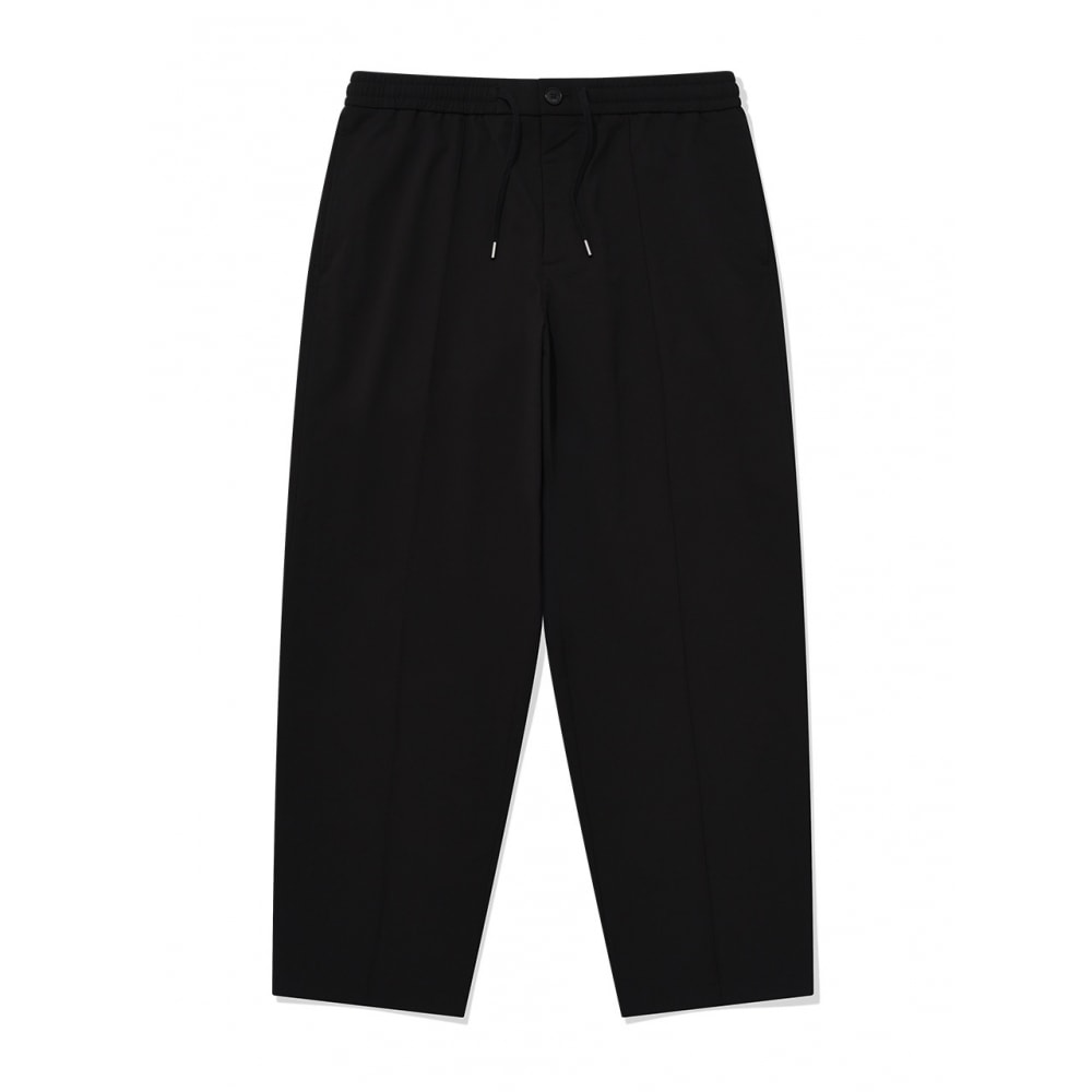 COVERNAT ワイドテーパードパンツブラック