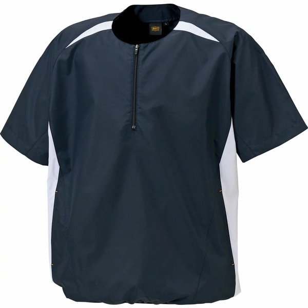 ZETT ゼット 半袖ハーフジップジャンパー BOV535H-2911A