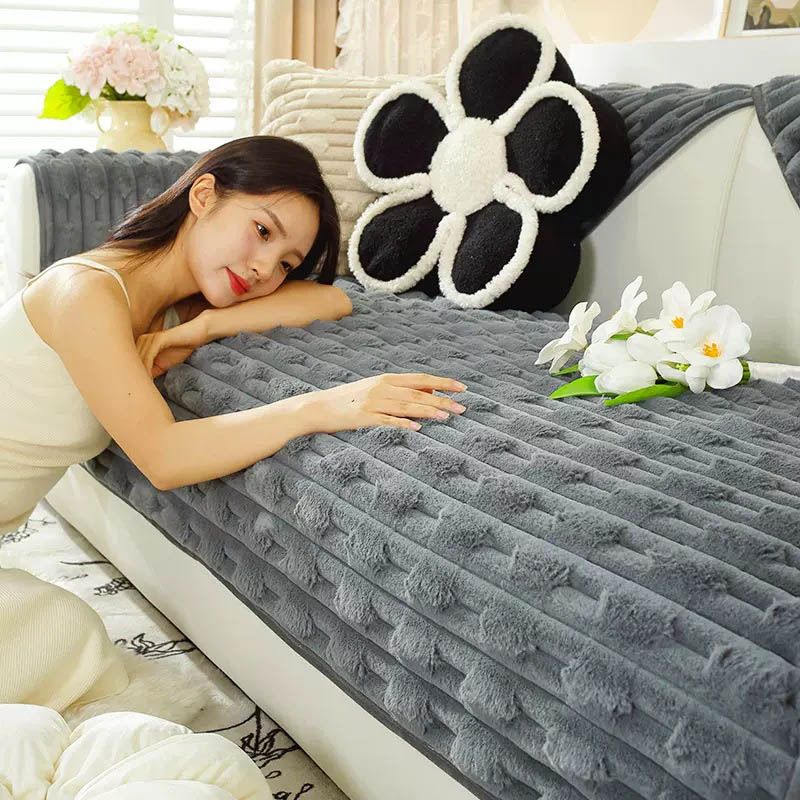 ソファーカバー かけるだけ ふわふわ あったか 冬 セパレート もこもこ 暖かい 防寒対策 洗濯可 おしゃれ かわいい 1人掛け 2人掛け 3人掛け 肘掛け 肘なし 洗える 滑り止め ソファーカバー