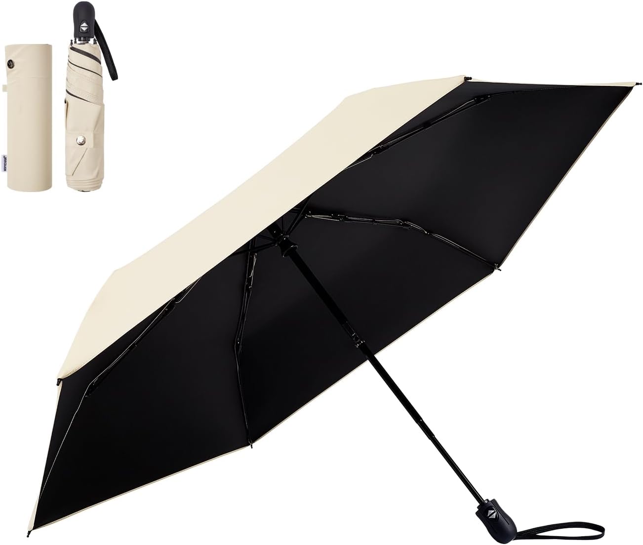 森香澄広告掲載モデル 5秒でたためる傘konciwa 形状記憶 日傘 UVカット率 1% 晴雨兼用 自動開閉 完全遮光 遮熱 折りたたみ傘 軽量 コンパクト設計 おしゃれ 折り畳み傘 便利な日傘 撥水