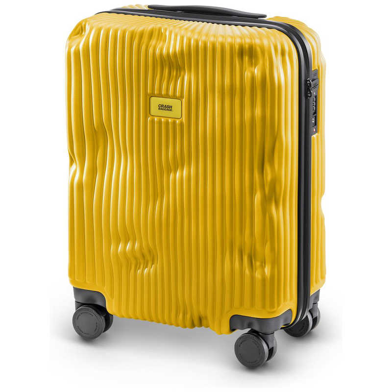 クラッシュバゲッジ　スーツケース S ストライプコレクション YELLOW [TSAロック搭載 /40L /1泊～2泊]　CB151-04