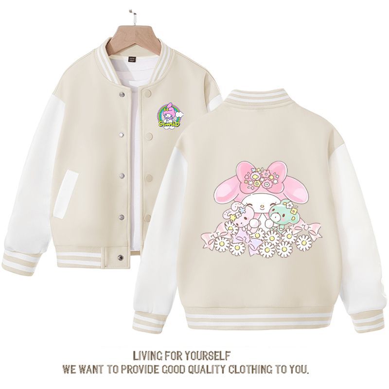 【限定特典】クロミ美楽ティ女子野球服2025春秋タイプ子供上着女子フライストリートスポーツジャケット春