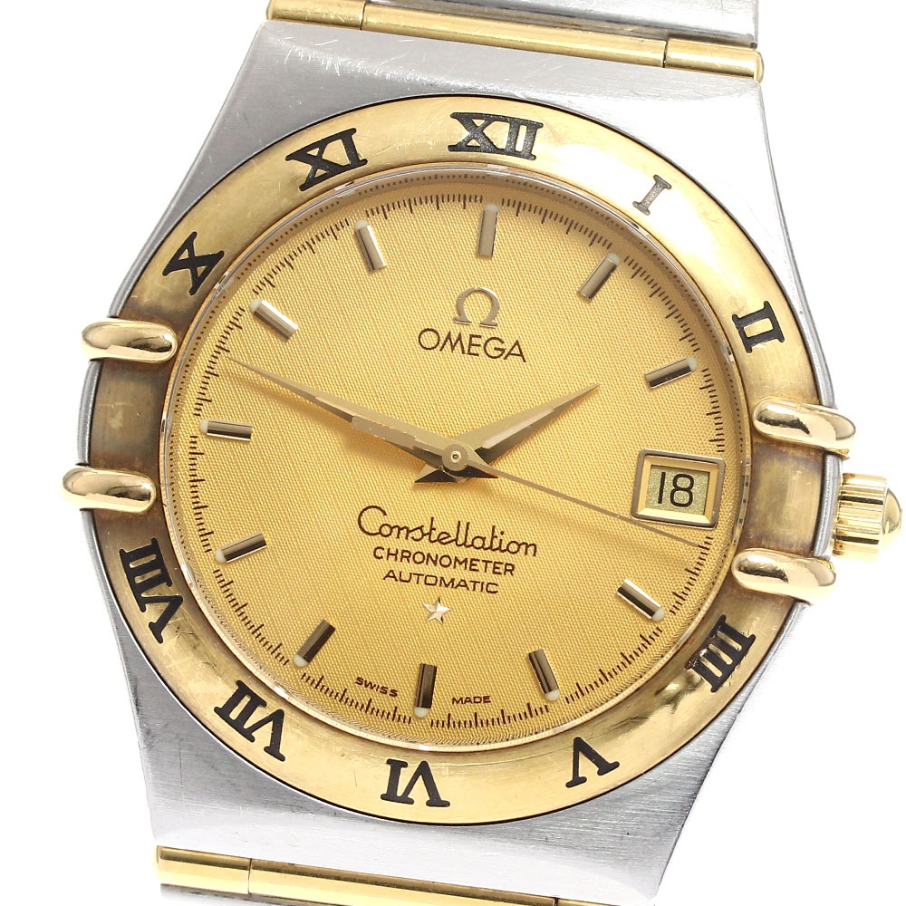 オメガ OMEGA 1202.10 コンステレーション YGコンビ フルバー 自動巻き メンズ _900447【中古】